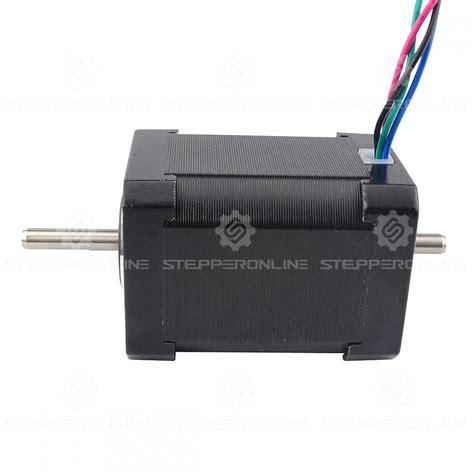 Dual Shaft Nema 17 Stepper Motor Bipolar 1 8deg 65Ncm 92 3oz In