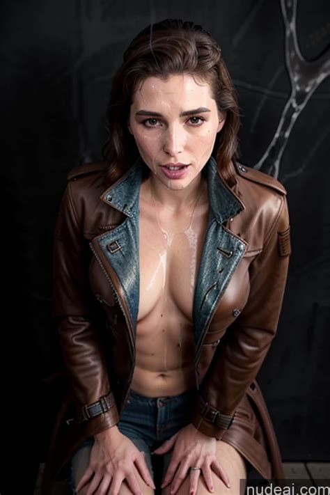 20S Happy Leather Trench Coat Porn Pics Nude AI