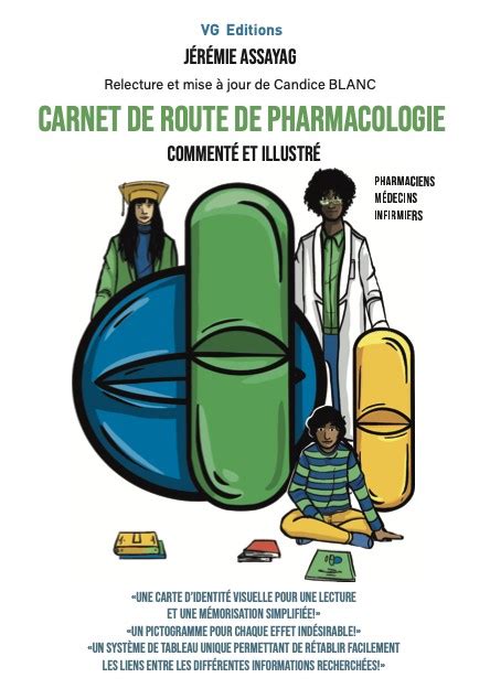 Carnet de route de pharmacologie Jérémie assayag 2023 VG éditions