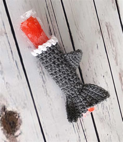 Freeze Pop Holder Free Crochet Pattern Green Fox Farms Designs