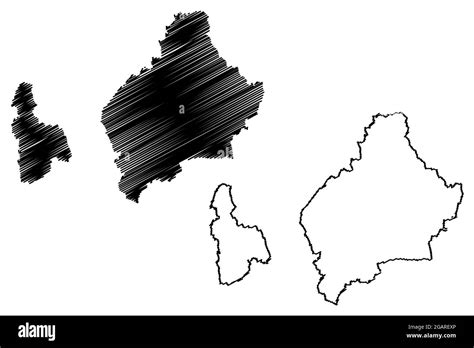 Wolfenbuttel district (Federal Republic of Germany, rural district, State of Lower Saxony) map ...