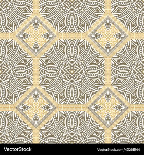 Beautiful patterns greek floral seamless pattern Vector Image