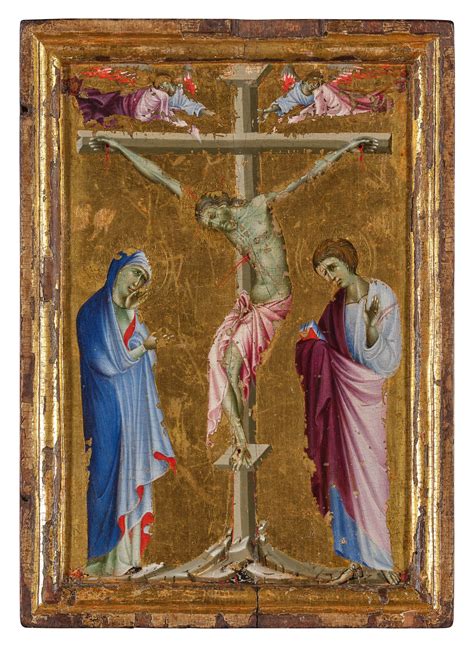 Crucifixion With The Virgin Saint John The Evangelist And Two