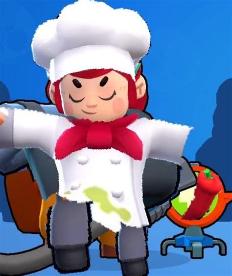 Brawl Stars Chef Pam Skin Sorry For Bad Editing But Chef Mike Cant Be Pose Like Pam Rbrawlstars