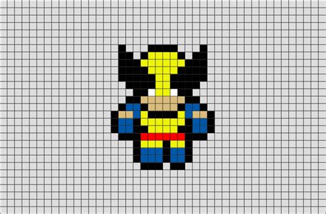 X Men Wolverine Pixel Art Brik