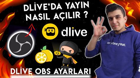 Dl Ve Yayin A Ma Obs Stud O Canli Yayin Ayarlari Dl Ve