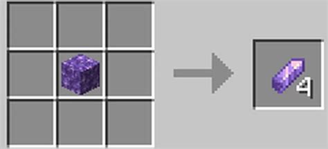 Craftable Amethyst Shard Minecraft Data Pack