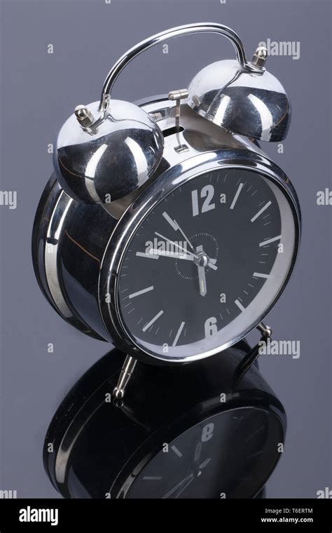 Alarm Clock In Retro Style Stock Photo - Alamy