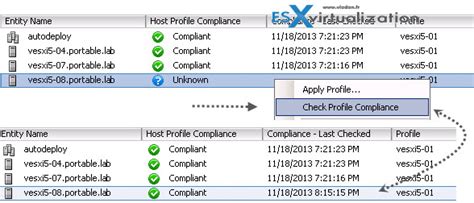 VMware VSphere Host Profiles Options And Troubleshooting ESX