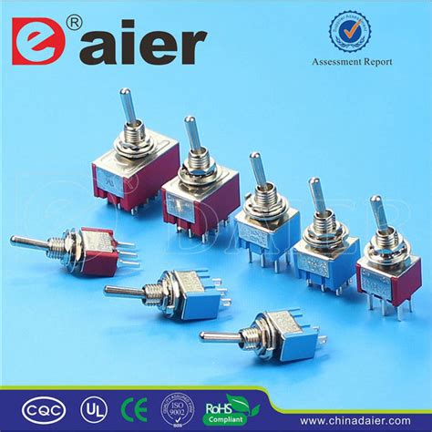 Different Types Of 3 Pin Single Toggle Switch RLS 102 C3 Single