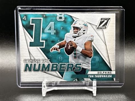 Zenith Football Tua Tagovailoa Behind The Numbers Prizm Dolphins