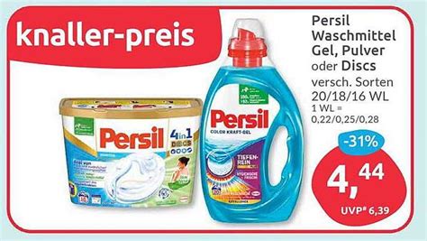 Persil Waschmittel Discs Pulver Oder Gel Angebot Bei Budni