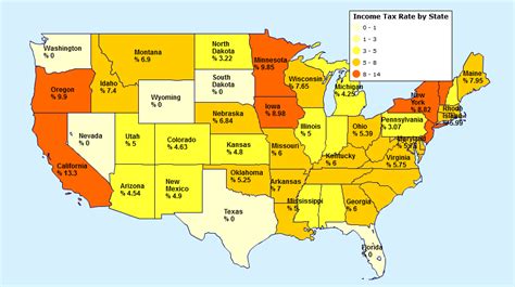 Income Tax Rate By State Map - Uf Calendar Summer 2024