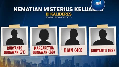 Kasus Keluarga Tewas Di Kalideres Rudyanto Meninggal Lebih Dulu