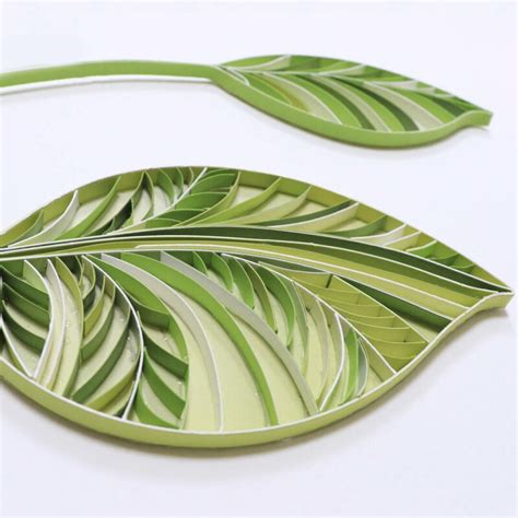 Karen Marie Klip Quilling On Edge Leaves Anleitung