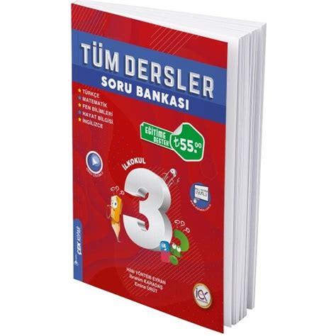 İlk Önce Yayıncılık 3 Sınıf Tüm Dersler Soru Bankası 2023 Kitabı