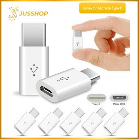 Jual Konektor Micro Usb To Type C Converter Sambungan Micro To Type C