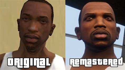 Gta Trilogy Remastered Vs Original Graphics Comparison Gta San Andreas