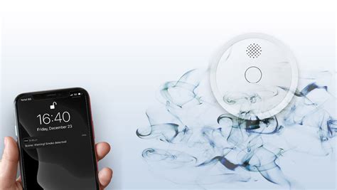 Shelly Plus Smoke Alarm Un D Tecteur De Fum E Connect Bient T