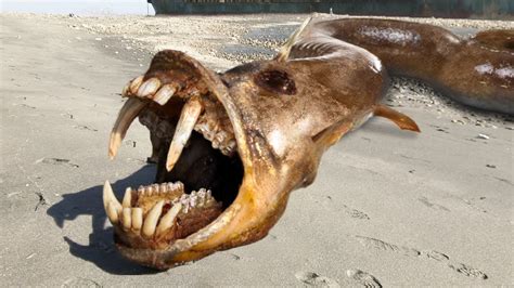 10 Criaturas Monstruosas Encontradas En La Playa Youtube