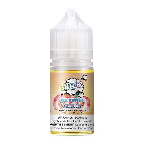 Slugger Peach Ice Ice Punch Series Nic Salt 30 ML