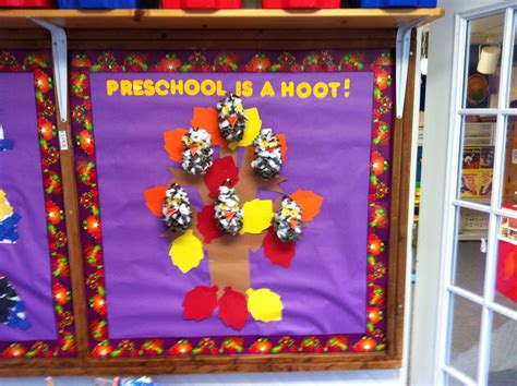 Fall bulletin board for preschool | Preschool bulletin boards, Fall ...