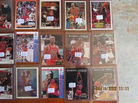 27 MICHAEL JORDAN BASKETBALL CARDS - McPherson Auction & Realty