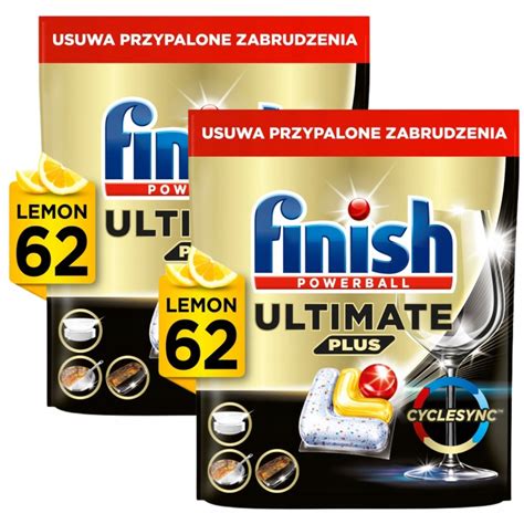 Finish Ultimate Plus Kapsułki do Zmywarki 124 Lem 13492201835 Allegro pl