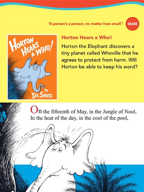 Horton Hears A Who | PDF