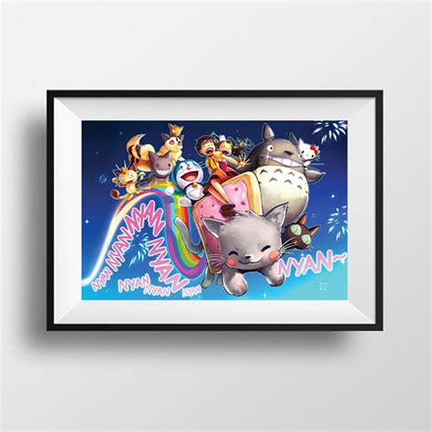 Nyan Cat Poster Print – YanimatorART