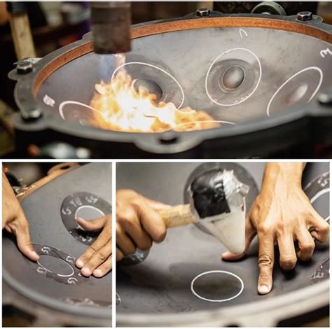 handpan хэндпан барабан 12 нот ре минор 22-дюймовый 58cm бубен для ...