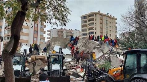 Gaziantepte Depremde Ka Konut Hasarl Gaziantep Te A R Hasarl