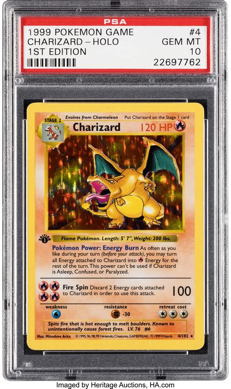 base set charizard pokemon card 9
