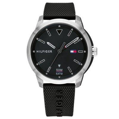 Relógio Tommy Hilfiger Masculino Borracha Preta 1791622 Compre Agora