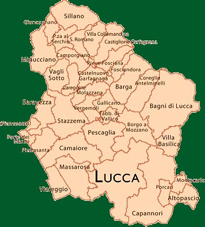 Cartina Lucca E Provincia Sommerkleider