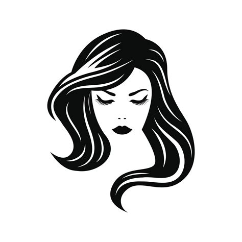 Woman portrait vector icon design. Logo for beauty industry. 26508984 Vector Art at Vecteezy