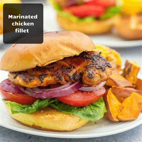 Marinated Chicken Fillet Burger 500g My