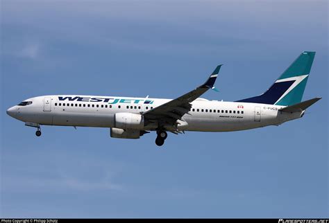 C FUCS WestJet Boeing 737 8CT WL Photo by Philipp Schütz ID 1549852