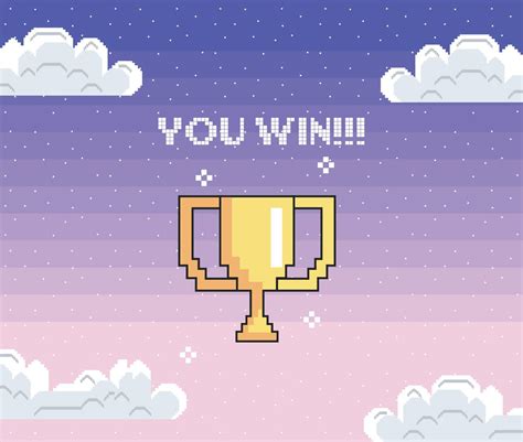 You Win Video Game 11234047 Vector Art At Vecteezy