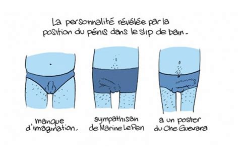 Votre pénis dans un slip de bain révèle votre personnalité selon Zep