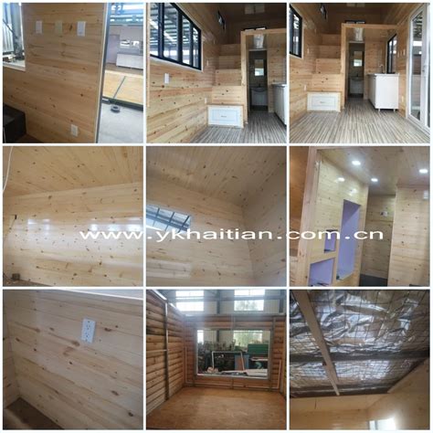 Fast Install Light Steel Structure Log Cabins Wooden House Prefabricat