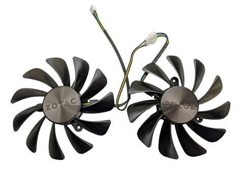 Кулер для видеокарты, комплект 2*95 мм Zotac AMP MSI GFM10012H12SPA ...