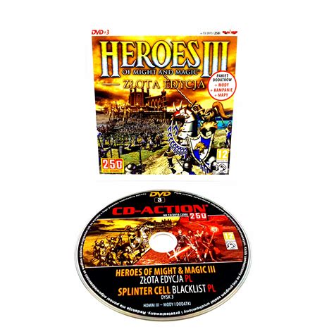 HEROES OF MIGHT AND MAGIC III 3 ZŁOTA 4 DODATKI PC porównaj ceny