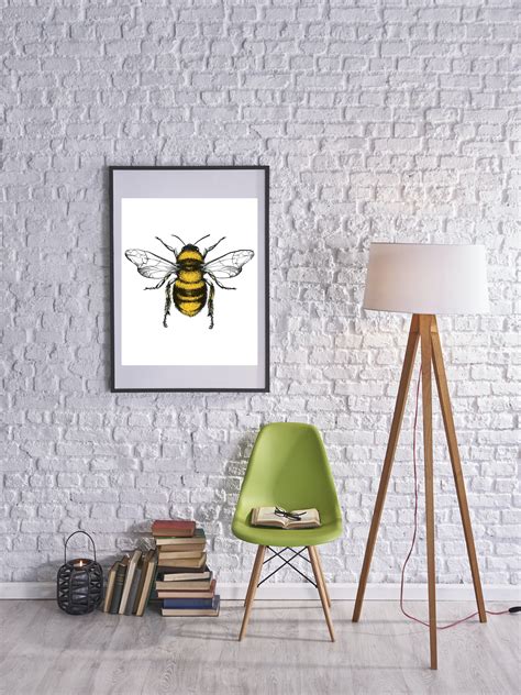 DIGITAL DOWNLOAD Bumble Bee Wall Art Download Wall Art, Home Decor ...