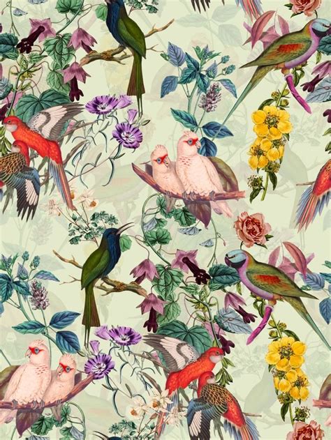 Плитка с птичками - 41 фото