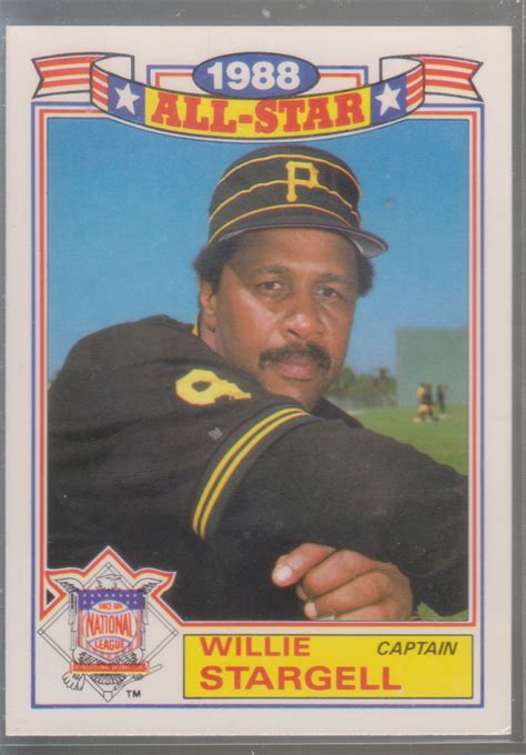 1989 Topps 1988 All Star Game Commemorative Set 22 Willie Stargell