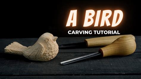 Easy Step By Step Bird Wood Carving Tutorial I Easy Wood Carving For