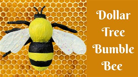 Everyday Crafting Dollar Tree Bee How To Make A Bee Youtube