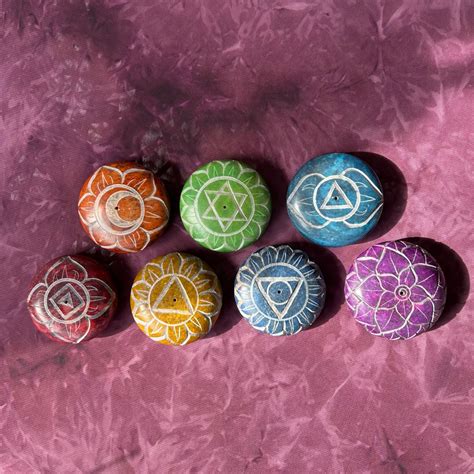 Soapstone Chakra Incense Burners Herbs From The Labyrinth