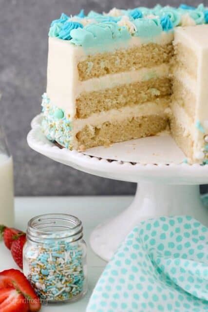 Moist Vanilla Layer Cake Beyond Frosting